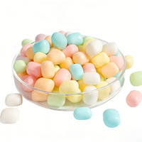 Suikergoed groothandel OEM/ODM op maat gemaakte private label knapperige marshmallow kleurrijke zachte zoete suikerspin