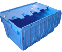 Conteneur en plastique de stockage d'entrepôt empilable de grande taille en PP HDPE de qualité industrielle en stock