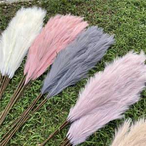 9 نوعية جيدة زهرة اصطناعية السمبط الاصطناعي الديكور الاصطناعي السمبط العشب السمبولة الكرا - Product Image 3