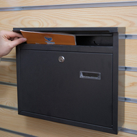 Metal de aleación de mini buzón residencial moderno con cerradura de leva y diseño navideño para buzones de apartamento o postales
