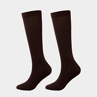 Chaussettes de compression sportives tricotées pour le running et le cyclisme en extérieur, couleur unie, best-seller pour Wish, du fabricant