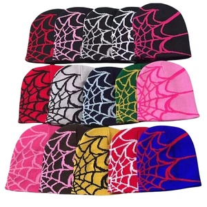 <span class=keywords><strong>Gorro</strong></span> de Punto Estilo Y2K con Diseño de Telaraña, <span class=keywords><strong>Gorro</strong></span> Beanie para Hombre y <span class=keywords><strong>Mujer</strong></span>, <span class=keywords><strong>Gorro</strong></span> de Punto al por Mayor con Logotipo Personalizable, <span class=keywords><strong>Gorro</strong></span> para el Frío - Product Image 1