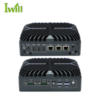 12th Gen Core I7 1255U Mini PC industriel sans ventilateur 2COM 3HD ordinateur industriel Durable pour le contrôle de l'automatisation prise américaine nouveau