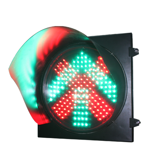 Высокая яркость 400 мм красный крест и зеленые стрелки светодиодные светофоры для дороги