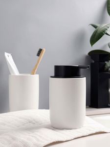 Hot-selling Nordic Design 4PCS Ceramic Multi-Function Hand Soap <b>Dispenser</b> <b>Set</b> for Hotel & Kitchen Use - Product Image 2