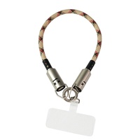 Cordon de téléphone portable tressé en métal coloré avec câble de données Type-C, prend en charge la charge rapide DP240W et le transfert de données