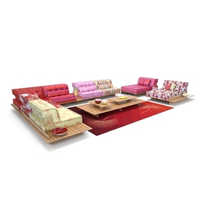 Nova thiết kế hiện đại vải mAh Jong sectional couch Set đồ nội thất phòng khách tùy chỉnh màu sắc Tatami Modular phòng chờ góc ghế sofa - Product Image 6
