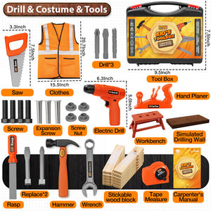 子供のためのドレスアップ & その他のふり遊び & 就学前のおもちゃ、ツールおもちゃセット、おもちゃツールセットおもちゃ - Product Image 3