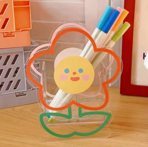 Акриловый держатель для ручек, различные стили, для школы и офиса, прямые продажи с фабрики