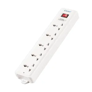 250V Extension spike guards with fuse and surge protection socket