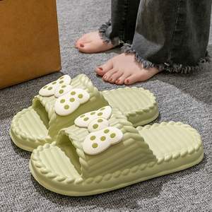 Pantuflas de Mujer con Lazo, Antideslizantes, para Interiores y Exteriores, Uso Doméstico en Verano, Grosor de Suela de 1.5 a 3.5 cm - Product Image 2