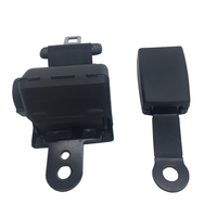 Ceinture de sécurité rétractable en acier à 2 points Sainuo pour voitures et chariots élévateurs - Compatible avec les autobus scolaires, les camions et les voiturettes de golf