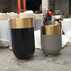 BLVE personalizado estilo moderno Hotel hogar Decoración pública macetas jarrón de acero inoxidable <span class=keywords><strong>colores</strong></span> <span class=keywords><strong>maceta</strong></span> de Metal - Product Image 3