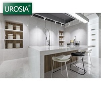 Prix d'usine, pierre de quartz artificielle blanche scintillante, dessus de table de salle à manger, comptoirs de cuisine, plan de travail