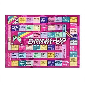 Jeu de société Drink Up pour adultes, jeu de fête pour adultes, jeu interactif amusant avec un design et des règles colorés - Product Image 1