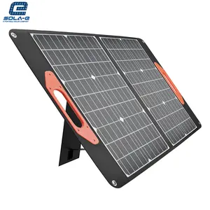 Pannello Solare piegvole 60w太阳能充电器电池单可折叠太阳能电池板ETFE 18V 12V 5V DC Caricatore用于电池