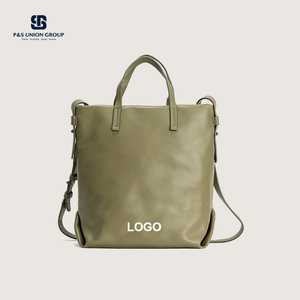 Cadena de Suministro Global Personalizada # PA0792 Bolsos de Cuero Genuino para Mujer, Bolso Tote de Cuero Real para Dama - Product Image 1