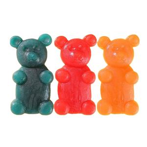 100g/150g Halal big size fruit flavor jelly gummy bear candy