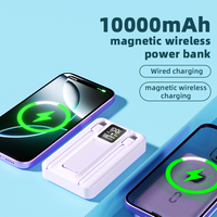 Batterie externe magnétique sans fil 10000mAh 20W PD à charge rapide, chargeur portable ultra-mince pour iPhone 16 15 14 Apple Watch – Vente en gros