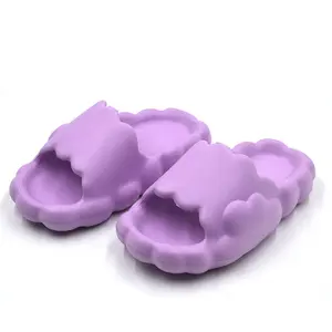 new design kids slides slippers cloud shape kids slippers