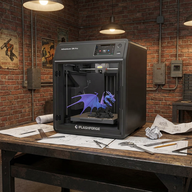 Wholesale Flashforge AD5M Pro FDM 3D Printer, 600mm/s High Speed, CoreXY, Auto Bed Leveling, WiFi Remote, PEI Plate,