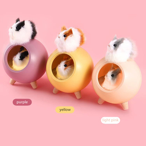Lámpara Nocturna <span class=keywords><strong>LED</strong></span> USB de 1.2W con Diseño de Hámster de Dibujos Animados, Linda y Adorable, <span class=keywords><strong>para</strong></span> Niños, Lámpara de Noche <span class=keywords><strong>para</strong></span> Mesa de Noche con <span class=keywords><strong>LED</strong></span>, Modelo 2026 - Product Image 3
