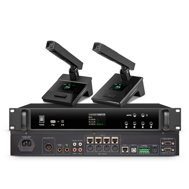 Multi-Functional Audio Video Conference System with Smart Digital Touch Screen for Meeting Rooms