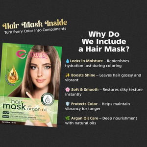 Dầu gội nhuộm tóc OEM R'ENDASE dành cho tóc bạc, màu bền trong vài phút, 3 trong 1, dễ nhuộm, không amoniac (Nâu đậm) 500ml - Product Image 3