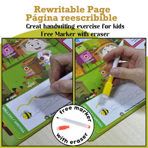 Bébé premières années à <span class=keywords><strong>la</strong></span> <span class=keywords><strong>ferme</strong></span> <span class=keywords><strong>livre</strong></span> Animal <span class=keywords><strong>ferme</strong></span> hindi tamoul lettres lecture de livres pour enseigner les lettres de l'alphabet - Product Image 2