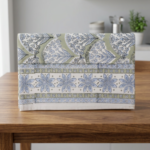 Premium Quality Modern Customizable Table Runner Set Floral Design Cotton Fabric for Housewarming Dining Living Room Decoration - Product Image 3