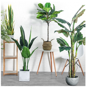 Décoration de jardin et d'intérieur, arbre en bambou artificiel d'extérieur, plante en bambou artificiel, support en plastique, bambou <span class=keywords><strong>porte</strong></span>-<span class=keywords><strong>bonheur</strong></span>, décoration de <span class=keywords><strong>plantes</strong></span> d'intérieur - Product Image 4
