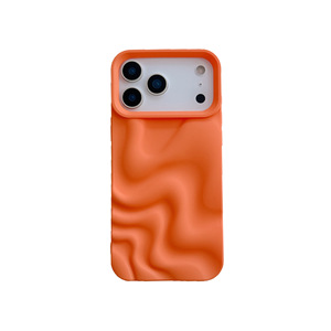 Étui antichoc en TPU mat pour 16 <span class=keywords><strong>Pro</strong></span> <span class=keywords><strong>Max</strong></span>/17 <span class=keywords><strong>Pro</strong></span>/14/15/13 avec motif 3D en forme de vague d'eau - Product Image 5