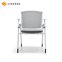 Chaise pliante empilable de direction moderne avec support ergonomique pour la formation en bureau