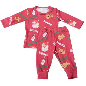 Pigiama Natalizio per Bambini <span class=keywords><strong>con</strong></span> Nome Personalizzato OEM, Set <span class=keywords><strong>a</strong></span> Maniche Lunghe per Famiglia, Pigiama Natalizio per Bambini <span class=keywords><strong>con</strong></span> Nome Personalizzato - Product Image 6