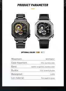 Reloj mecánico automático para hombre, marca personalizada, marca privada, sin esqueleto, G2659, OEM, nuevo diseño - Product Image 4