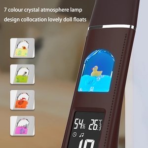 Lámparas de Mesa portátiles con <span class=keywords><strong>pantalla</strong></span> LCD, luces de noche para escritorio de oficina, dormitorio, sala de estudio, con despertador, lámpara de lectura LED de temperatura - Product Image 5