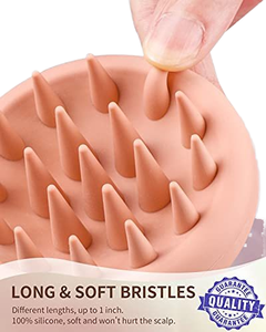 Lohas Silicone cabelo escova couro cabeludo cuidado cabeça Handheld cabelo e couro cabeludo massageador - Product Image 3