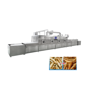Four à micro-ondes industriel pour la cuisson des larves BSF, des vers de farine, des larves de mouches, machine de séchage - Product Image 2