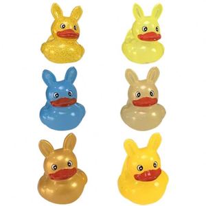 Canard de bain en caoutchouc personnalisé avec logo 2026, mignon, lesté, flottant, jouet en vinyle de 2 pouces, cadeaux promotionnels d'entreprise - Product Image 1
