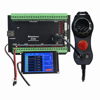 Kit de commande CNC complet 4/6 axes, carte de contrôle CNC Ethernet EC500 Mach3 avec DDMPG, écran LCD et alimentations à découpage