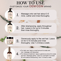 Shampoo clarifiant à la menthe et au romarin sans parabène pour la repousse des cheveux, stimulant la densité capillaire, pour hommes et femmes, usage professionnel en salon