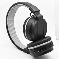Casque audio double usage (sur oreille et supra-auriculaire), casque stéréo réglable avec coussinets doux pour les longs trajets en avion