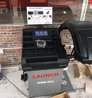 Équilibreuse de pneus LAUNCH KWB-402, alignement intelligent, haute précision, machine d'équilibrage des roues de voiture avec écran LCD