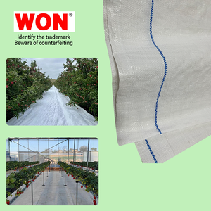 WON Wholesale Supply - Tapis anti-mauvaises herbes de haute qualité, tissu anti-herbe UV, rouleaux de bâche plastique pour <span class=keywords><strong>sol</strong></span> de jardin, 90g - Product Image 2