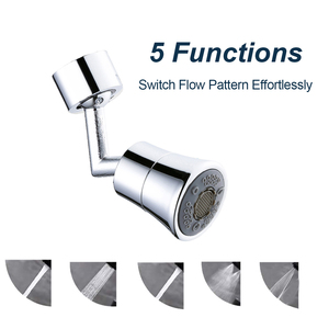 1080 °   Aérateur de <span class=keywords><strong>lavabo</strong></span> rotatif en laiton - Accessoire de robinet pour cuisine/salle de bain - Product Image 4