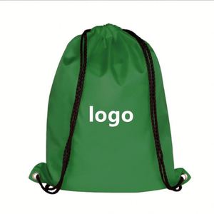 Sac à dos de shopping personnalisé en polyester 210D imperméable avec cordon de serrage - Product Image 2