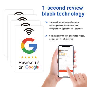 Tarjeta de Comentarios NFC Acrílica Personalizada con Chip IC de Alta Frecuencia, Memoria de 144 Bytes, Diseño Duradero para Uso en Hoteles - Product Image 1