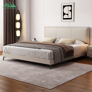 <span class=keywords><strong>Letto</strong></span> Moderno Imbottito con <span class=keywords><strong>Testiera</strong></span> Imbottita per Arredamento Camera da <span class=keywords><strong>Letto</strong></span> di Hotel di Lusso - Product Image 2