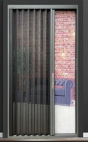 Porte pliante anti-insectes très vendue pour l'intérieur, respirante, gain de place, facile à nettoyer