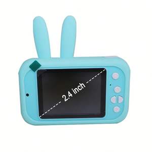 Nouvel appareil photo pour enfants 3000W pixels, autofocus, grand angle 180°, motif lapin de dessin animé, jeux intégrés, mini caméra d'enregistrement 2,4 pouces - Product Image 4